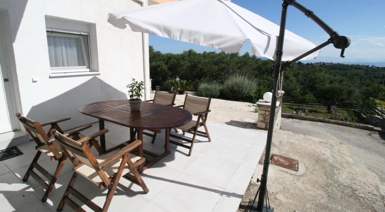 Corfu Luxury Apartment, Tranquility, Mountain & Sea Views Agios Gordios  Exterior foto
